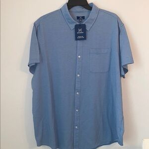 George Men's Light Blue Button Down Shirt